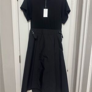 3.1 Phillip Lim Black T-Shirt Dress